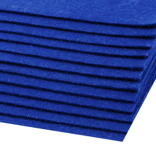 Rigid felt, 20x30 cm sheet, cornflower blue, 1 sheet