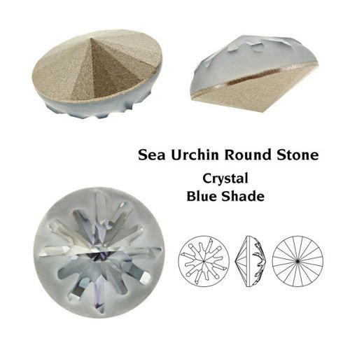 SWAROVSKI Sea Urchin 10 mm Crystal Blue Shade F