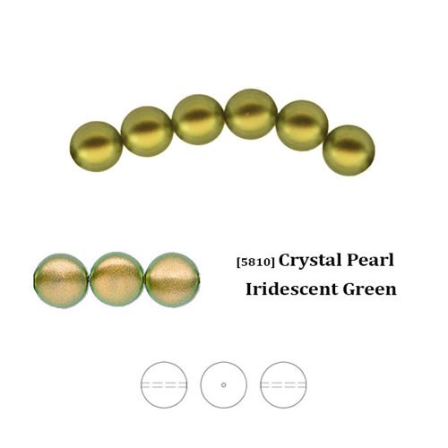 Swarovski 5810 Crystal Pearl 3 mm Iridescent Green (IGPRL), new color!