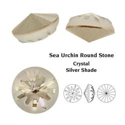 SWAROVSKI Sea Urchin 10 mm Crystal Silver Shade F