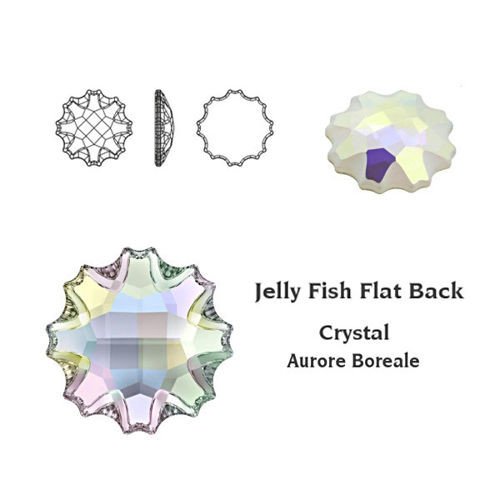 SWAROVSKI Jelly Fish 10 mm Crystal AB F