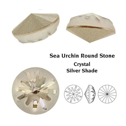 SWAROVSKI Sea Urchin 10 mm Crystal Silver Shade F