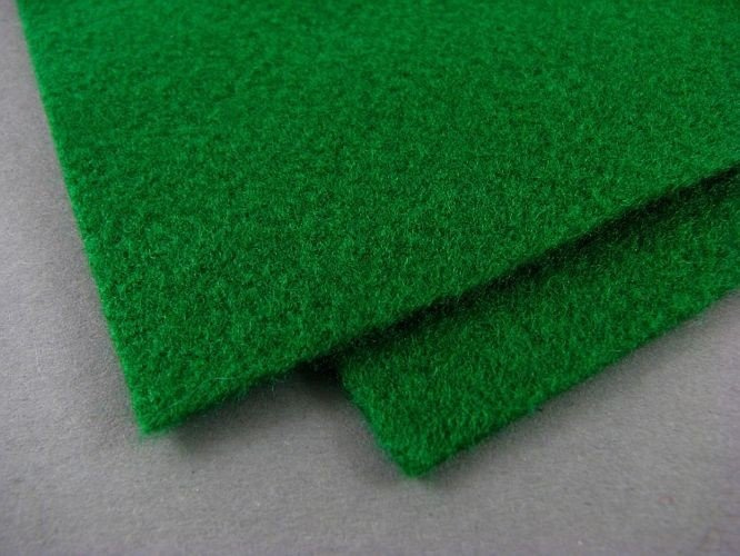 Felt in the sheet 30x40cm green Felt sheets \ soft, sheet 30 x 40