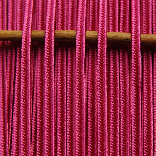 Greek artificial silk (rayon) braid 4mm pink, 1m Greek soutache
