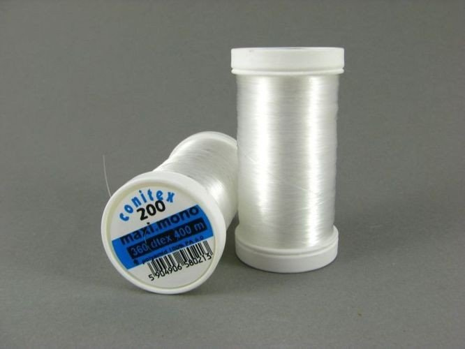 INVISIBLE MONOFILAMENT THREAD MaxiMono No. 200 (400m) Needles