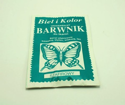 BARWNIK DO TKANIN SZAFIROWY