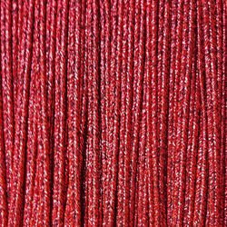 Greek metalized braid 4mm type lurex - red, 1m