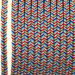 PEGA Czech viscose braid - melange with blue - NEW COLOR!