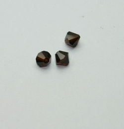 SWAROVSKI BICONE 6 MM MOCCA