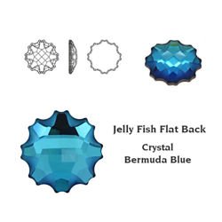 SWAROVSKI Jelly Fish 14 mm Crystal Bermuda Blue F
