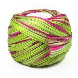 Shibori silk ribbon - Pink Clover / 10 cm