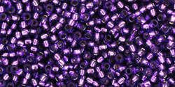 TOHO Round 15/0: TR-15-2224 Silver-Lined Purple, 5g