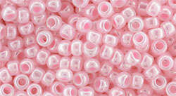 TOHO Round 8/0: TR-08-908 Dyed Ceylon Baby Pink, 10 g