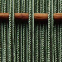 Greek silk braid 4mm - khaki, 1m