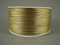 Metallic cord 1 mm gold