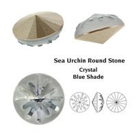 SWAROVSKI Sea Urchin 14 mm Crystal Blue Shade F