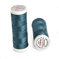 Threads for beading and soutache TYTAN 80, steel-blue, 180m