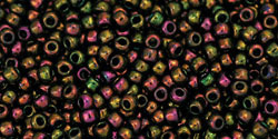 TOHO Round 11/0: TR-11-509 Higher-Metallic Iris - Purple/Green, 10g