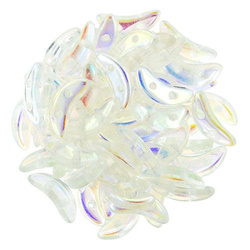 Crescent 3x10mm: Crystal AB, 45 szt.