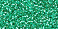 TOHO Round 15/0: TR-15-24B Silver-Lined Dk Peridot, 5 g