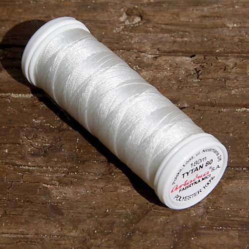 Nici do beadingu i sutaszu TYTAN 80, białe, 180 m