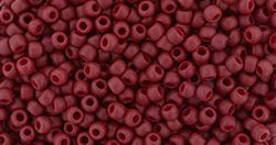 TOHO Round 11/0: TR-11-2609F Semi Glazed - Dk Red, 10 g