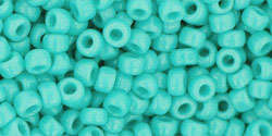 TOHO Round 8/0: TR-08-55 Opaque Turquoise, 10 g