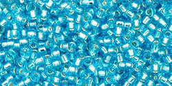 TOHO Treasure #1 (11/0): TT-01-23 Silver-Lined Aquamarine, 5 g