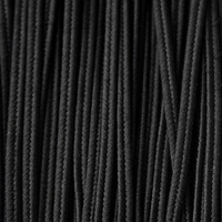 Greek polyester braid 3mm - black, 1m