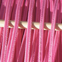 Sutasz grecki 3 mm poliestrowy - ciemny różowy, 1m
