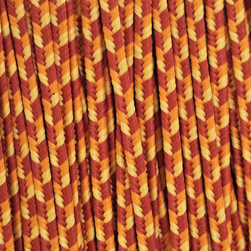 Sutasz grecki 3 mm poliestrowy - ognisty, 1m