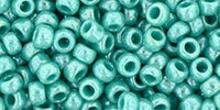 TOHO Round 8/0: TR-08-132 Opaque-Lustered Turquoise, 10 g