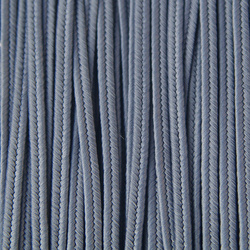 Sutasz grecki 3 mm poliestrowy - czerń i biel, 1m
