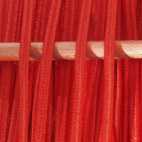 Sutasz grecki 3 mm poliestrowy - jasny czerwony, 1m