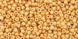TOHO Round 15/0: TR-15-123D Opaque-Lustered Dk Beige, 5 g