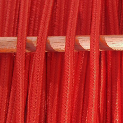 Sutasz grecki 3 mm poliestrowy - jasny czerwony, 1m