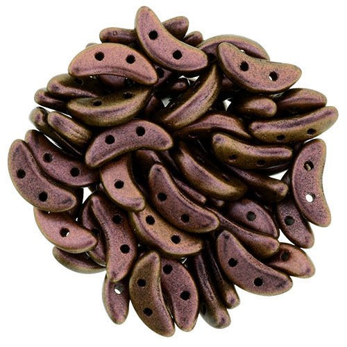Crescent 3x10mm: Polychrome - Copper Rose, 45 szt.