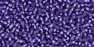 TOHO Round 11/0: TR-11-PF2225 PermaFinish - Silver-Lined Purple Poppy, 10g