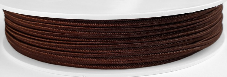 Czech poliester braid - brown // L7905 - roll