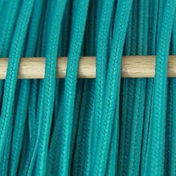 Greek polyester braid 3mm - dark turquoise, 1m