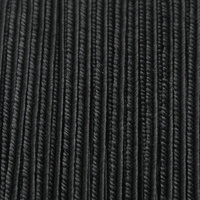 Greek artificial silk (rayon) braid 4mm - black, 1m