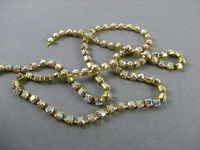 Taśma z kryształkami Preciosa ss 6,5 (~2 mm) Crystal AB, raw, 10cm