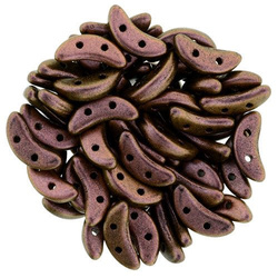 Crescent 3x10mm: Polychrome - Copper Rose, 45 pcs