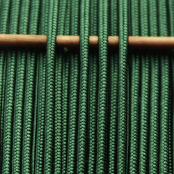 Greek artificial silk (rayon) braid 4mm - dark green, 1m
