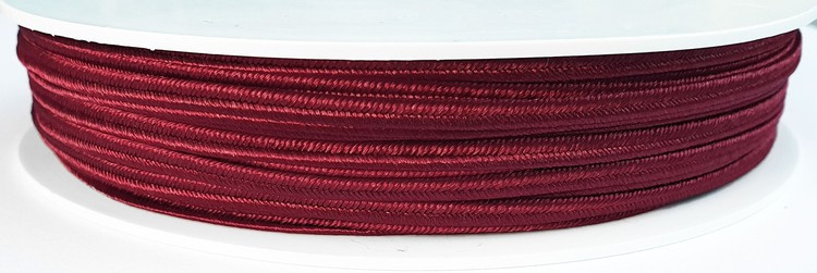 Czech poliester braid - claret // L8510 - roll