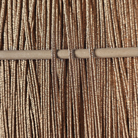 Greek metalized braid 3mm type gold thread - rose gold, 1m
