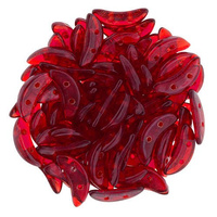Crescent 3x10mm: Siam Ruby, 45 pcs