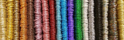 Greek metalized braid 4mm type lurex - white AB holographic, 1m