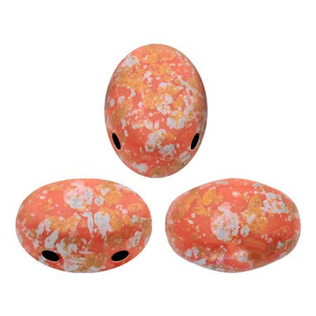 Samos® par Puca®: Opaque Light Coral Tweedy, 20 pcs