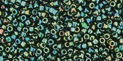 TOHO Round 15/0: TR-15-84 Metallic Iris - Green/Brown, 5 g